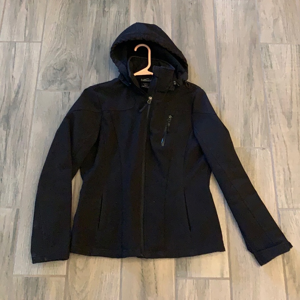 Vertical 9 black zip up jacket